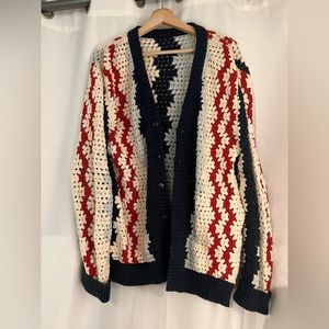 Corridor crochet handknit cardigan